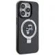 Karl Lagerfeld dėklas iPhone 15 Pro Max su Ring Stand MagSafe, juodas
