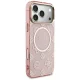 Guess IML Peony Dot MagSafe dėklas iPhone 17 Pro Max telefonui, rožinis