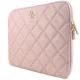 Nešiojamojo kompiuterio dėklas Guess Quilted 4G iki 14\", rožinis