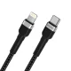 Wozinsky WNBCL2 USB-C į Lightning PD Laidas, 30W, 2m, Juodas