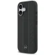 Mercedes Leather Laurel Leaves Stripes MagSafe Phone Case Cover iPhone 17 - Black