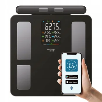 Webber SCALA Smart Analytical Scale with Bluetooth and 15 Parameters