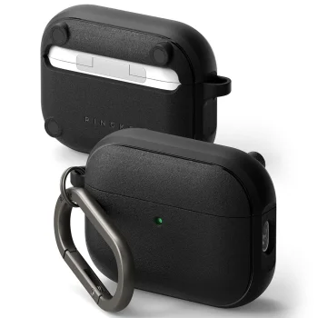 Ausinių dėklas Ringke Onyx, skirtas AirPods Pro 3, su MagSafe, juodas