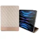 Guess iPad Pro 12.9\" Wallet Case 4G Stripe Allover, Pink