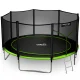 Batutas Neo-Sport 374 cm (12 ft) su išoriniu tinklu ir kopėtėlėmis