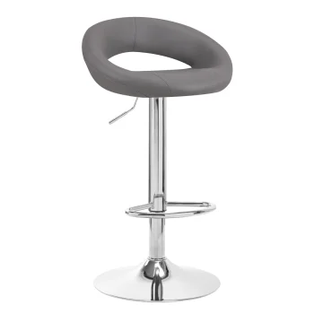 4Rico QS-B10 Bar Stool Eco Leather, Grey
