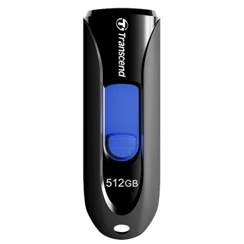 USB atmintinė Transcend JetFlash 790 512 GB USB 3.1 Gen 1, juoda