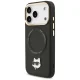 Karl Lagerfeld Big Strap Choupette MagSafe dėklas iPhone 17 Pro, juodas