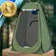 Pop Up Privacy Tent for Camping Shower Toilet & Changing Room 190x120cm, Green