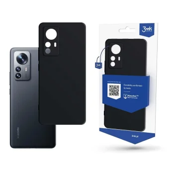 Xiaomi 12 Pro 3MK Matt Case Cover, Black