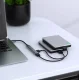 Slim 4-Port USB Hub with High-Speed 3.0 Port for Laptop and PC, Graphite