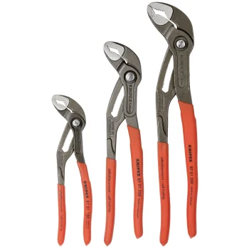 Replių komplektas KNIPEX Cobra 180, 250, 300 mm, 3 dalių