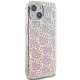 Hello Kitty iPhone 15 Case IML Gradient Electrop Crowded Kitty Head, Pink