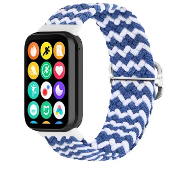 Telcon pintas dirželis Xiaomi Mi Band 8 Pro / M8 Pro, mėlynas ir baltas