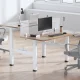 Ergo Office ER-404W Double Electrically Adjustable Desk Frame, White