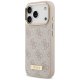 Guess 4G Logo Plate MagSafe dėklas telefonui iPhone 17 Pro, rožinis