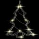Ikonka LED Christmas Window Decoration Christmas Tree with Suction Cup 10 LED