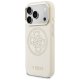 „Guess“ Perforated 4G MagSafe dėklas, skirtas iPhone 17 Pro, smėlio