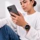 Tech-Protect Nylon Clasp dirželis Samsung Galaxy Watch 40 / 44 / 46 mm, smėlio (Starlight)