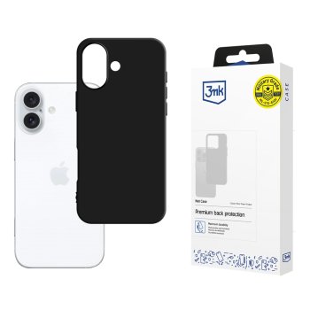 3mk Matt Case for iPhone 16 Plus, Black