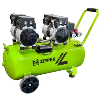 Bealyvis tylusis oro kompresorius Zipper ZI-COM50SI, 50 l, 1500 W, 8 bar