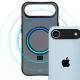 3mk Smoke Case Mag&Stand dėklas iPhone Air su stovu ir MagSafe, juodas