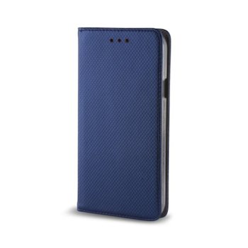 Smart Magnet Wallet Case for Xiaomi Redmi Note 10 5G / Poco M3 Pro 5G, Navy Blue