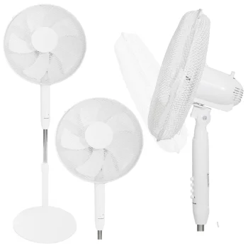 Longwell Industrial Ltd H-072 45W Standing Fan, White