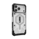 UAG Pathfinder Clear MagSafe dėklas iPhone 17 Pro Max telefonui, balta/pilka