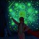 Šviečiantys fluoresciniai lipdukai Žvaigždės ir planetos, 453 vnt.