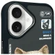 Nimmy Cool&Cute 2.0 Dog dėklas iPhone 16 6.1\", Black
