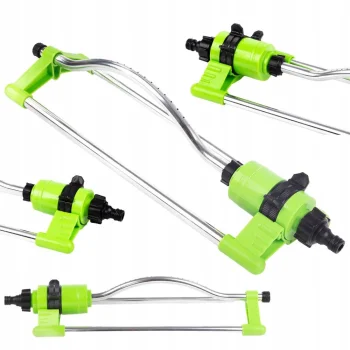 Oscillating Garden Sprinkler for Lawns, 15 Nozzles, Adjustable