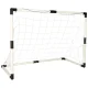 Vaikiški futbolo vartai (2 vnt.) su kamuoliais ir pompa, 95x70x50 cm