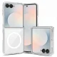 Dėklas Tech-Protect FlexAir Hybrid MagSafe skirtas Samsung Galaxy Z Flip 8, skaidrus