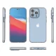 Spring Case for iPhone 14 Pro Max Silicone Cover with Frame, Black