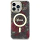 Guess dėklas iPhone 14 Pro Max telefonui Flower MagSafe, žalias