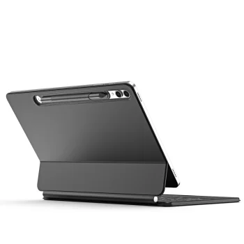 Dux Ducis MK Series dėklas su Bluetooth klaviatūra Samsung Galaxy Tab S9+ / S8+ / S7+, juodas