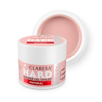 Claresa Hard&Easy Builder Gel Nail Extension Gel, Natural, 45g