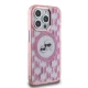 Karl Lagerfeld IML Monogram Karl & Choupette MagSafe dėklas iPhone 15 Pro, rožinis