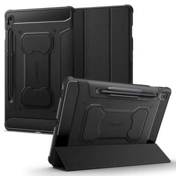 Spigen Rugged Armor Pro dėklas Samsung Galaxy Tab S9 FE 10.9 (X510 / X516B), juodas
