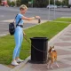 Excrement Feces Poop Collection Bags, 1000 pcs. + Container
