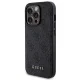 Guess 4G Metal Logo dėklas ir 5000mAh MagSafe išorinė baterija iPhone 15 Pro, juodas