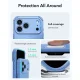 ESR Cyber Tough MagSafe dėklas iPhone 18 Pro Max / 17 Pro Max, šviesiai mėlynas
