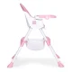 ECOTOYS maitinimo kėdutė su krepšiu ir 5 taškų diržais 130155, rožinė