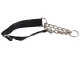Classic leash with adjustable collar for dogs and cats, 120cm, black
