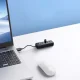 Orico PW4U-U3 USB šakotuvas su 4x USB 3.0 jungtimis, juodas