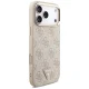 Guess 4G Triangle Logo MagSafe dėklas iPhone 17 / 18 Pro Max, Rose Gold