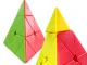 Loginis galvosūkis piramidė Pyraminx 3D Speed Cube, 9,5 x 9,5 x 9,5 cm, įvairiaspalvis