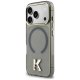Karl Lagerfeld IML K Head Logo MagSafe dėklas, skirtas iPhone 17 Pro, juodas