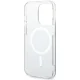 Guess dėklas iPhone 14 Pro telefonui 4G MagSafe, juodas